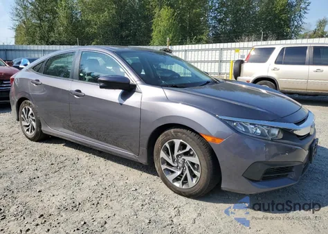 2018 Honda Civic Ex from USA, damaged, VIN 2HGFC2F77JH591900